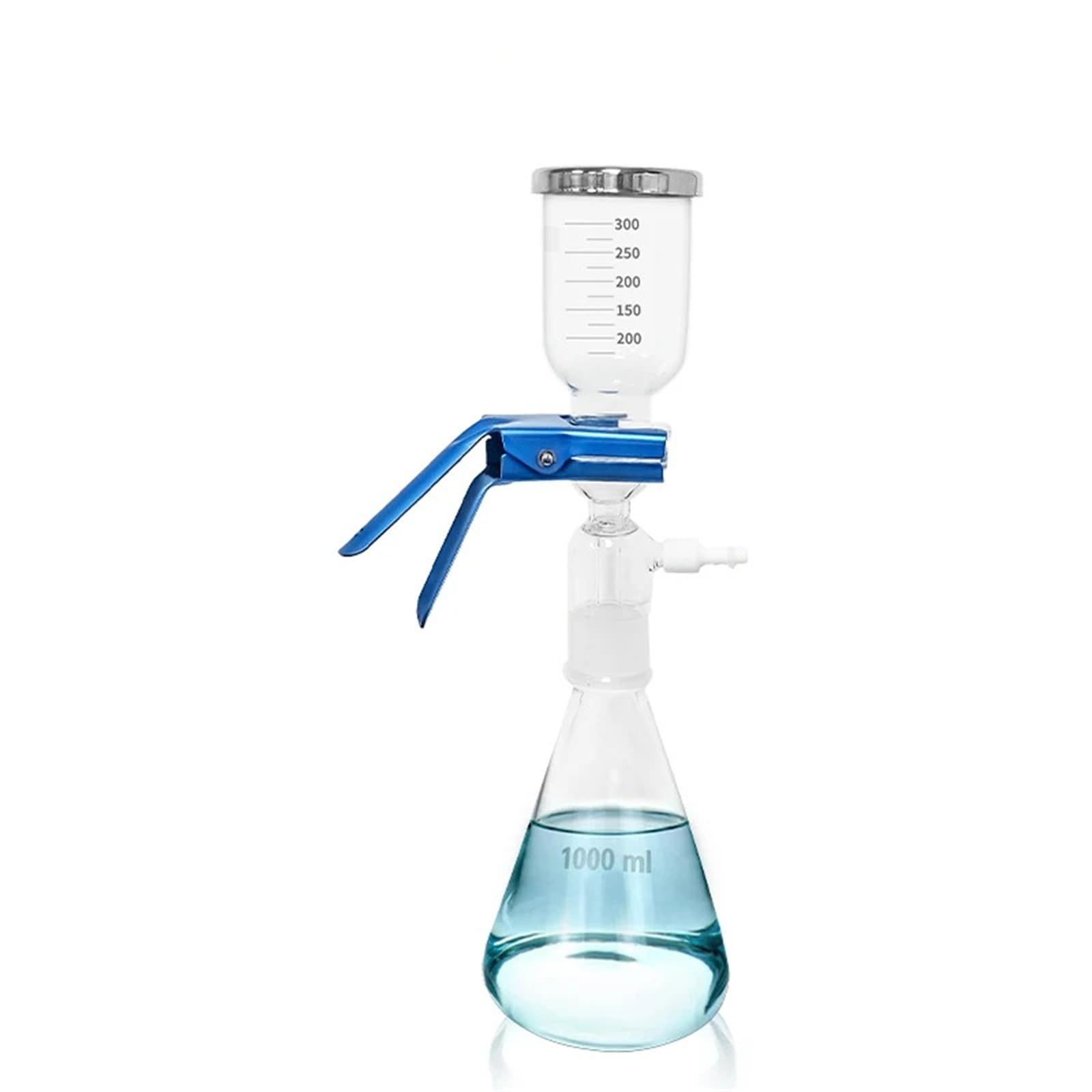 Kolba ze szkła borokrzemowego， 1000 ml laboratoryjny próżniowy filtracyjny aparat destylacyjny, zestaw kolb filtracyjnych, stopniowany laboratoryjny aparat ssący do filtrowania