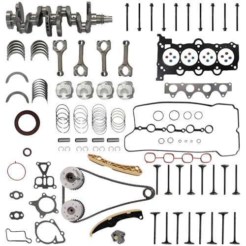 G4FJ 1.6 Engine Overhaul Rebuild Kit Head Gasket Set Timing Chain Kit Connecting Rod Main Rods Bearing Valves Fit For Hyundai Accent Veloster Elantra i30 2012-2017 Kia Rio Cee’d Optima 2016-2019 1.6L