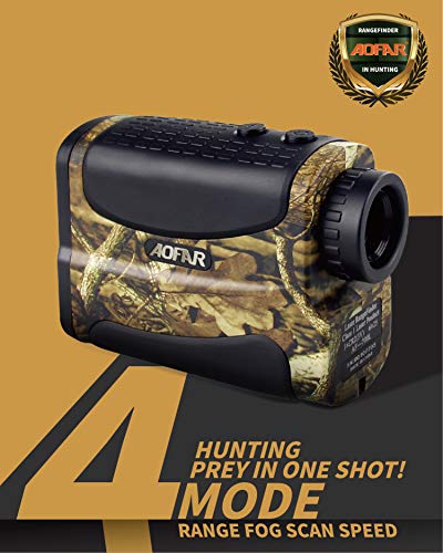 AOFAR HX-700N Bow Archery Range Finder 700 Yards and Military Compass AF-4580 Lensatic Sighting Kit, Full Accessories, Functional Waterproof for Hunting, Camping, Hiking, Backpacking - Thumbnail 4