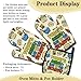 NAHMAKNE Funny Oven Mitts and Pot Holders Set of 3, Today's Menu Eat It or Starve, Heat Resistant Non-Slip Kitchen Mitts Hot Pads, Humor Kitchen Decor Gifts for Women Men Chef Friend Cooking Lovers