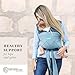 Moby Baby Wrap Carrier Easy-Wrap for Newborns to Toddlers (8-33lbs), Infant Sling Carrier, Lightweight & Hands Free Design for Mom and Dad, Adjustable for All Body Types (Sea Spray Blue)
