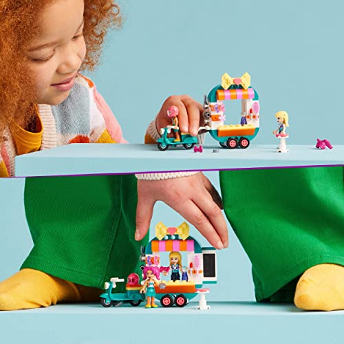 Friends Boutique di Moda Mobile, con Motorino Elettrico, Parrucchiere e Accessori per Mini Bamboline, Giochi per Bambini dai 6 Anni 41719 - Lego - Immagine 5