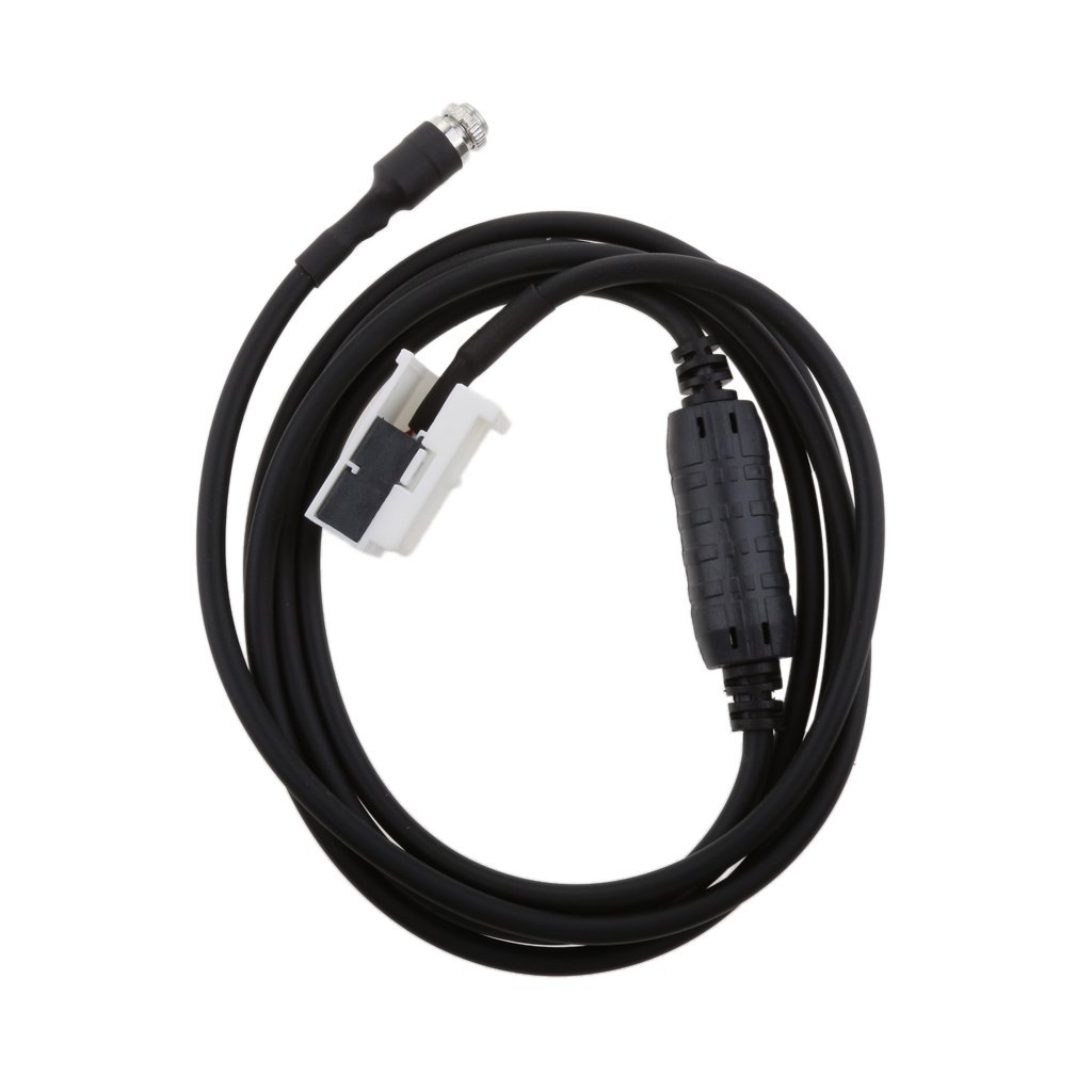 JAZZY PEARLS 3.5mm Female Auxiliary AUX Audio Cable For BMW E60 E63 E64 E65 E66 E87 E88-image-15