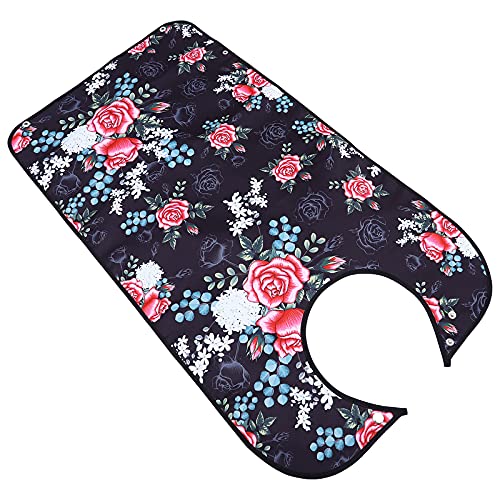 Operitacx Bavoir Adulte Réutilisable Anti-huile Imperméable en Polyester Double Couche pour Repas, pour Personnes Alitées Pendant le Repas