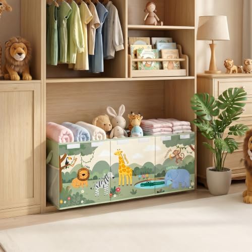 Image of Toy Box with Adjustable Divider Large Toy Chest Storage for Nursery Kidroom