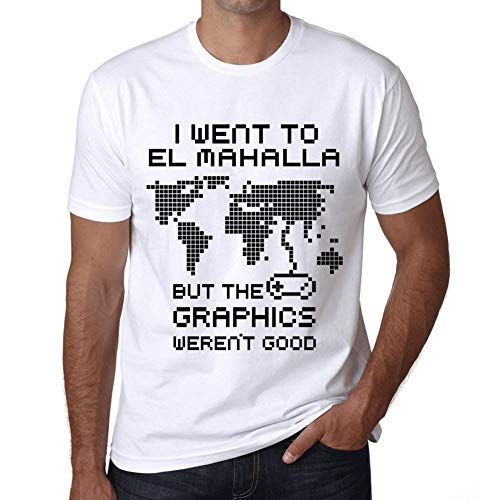 Uomo Maglietta Sono Andato A El Mahalla Ma La Grafica Non Era Buona – I Went To El Mahalla But The Graphics Weren’t Good – T-Shirt Stampa Grafica Divertente Vintage Idea Regalo Originale alla M