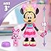 Disney Jr. Minnie Mouse Pet Fun Doll, 10 inch Poseable Minnie Doll, Ages 3 and Up