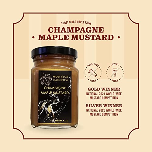 Frost Ridge Maple Farm, Champagne Maple Mustard (8 Ounce) #TOP3