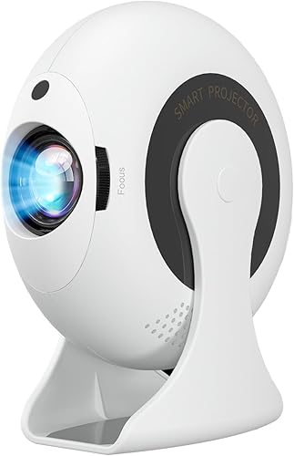 Miniatura 9 de Mini proyector portátil con aplicaciones integradas, soporte de 1080P Full HD, proyector Keystone automático con WiFi y Bluetooth, proyector de cine