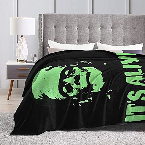 Mioolkt Frankenstein Blanket Throw Blankets Ultra Soft Flannel Lightweight Throws For Couch, Bed thumb #3
