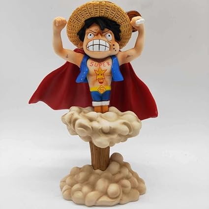 Amazon Co Jp Qddian ワンピース モンキーd ルフィフィギュア 手作り Pvcモデル図15cm キャラクター 彫刻 Qバージョンスーパーマン アニメファンギフト 静的フィギュア 麦わら帽子 箱入り図 ホビー