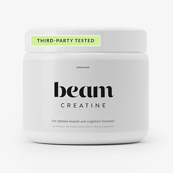 Beam Dream Sleep Powder & Creatine Bundle, Third Party Tested Natural Sleep Aid & Recovery Supplement with Micronized Creatine Monohydrate, Unflavored Pure Creatine Powder for Muscle Strength, Energy