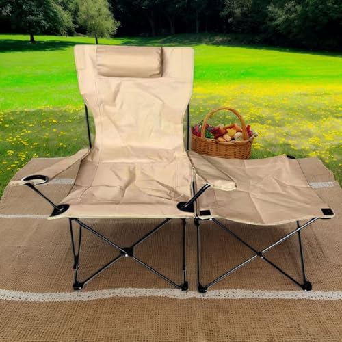 Fauteuil de jardin relax robuste et chaise pliante balcon - 3