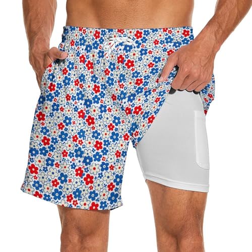 Swim Trunks for Men Abstract Casual Trunks Quick Dry Soft Swim Moisture Wicking Pants Sports Shorts Gifts for Men