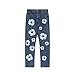 Generic Men's Casual Print Jeans Wide Denim Tears Flower Printed Jeans, 32 Long, Blue