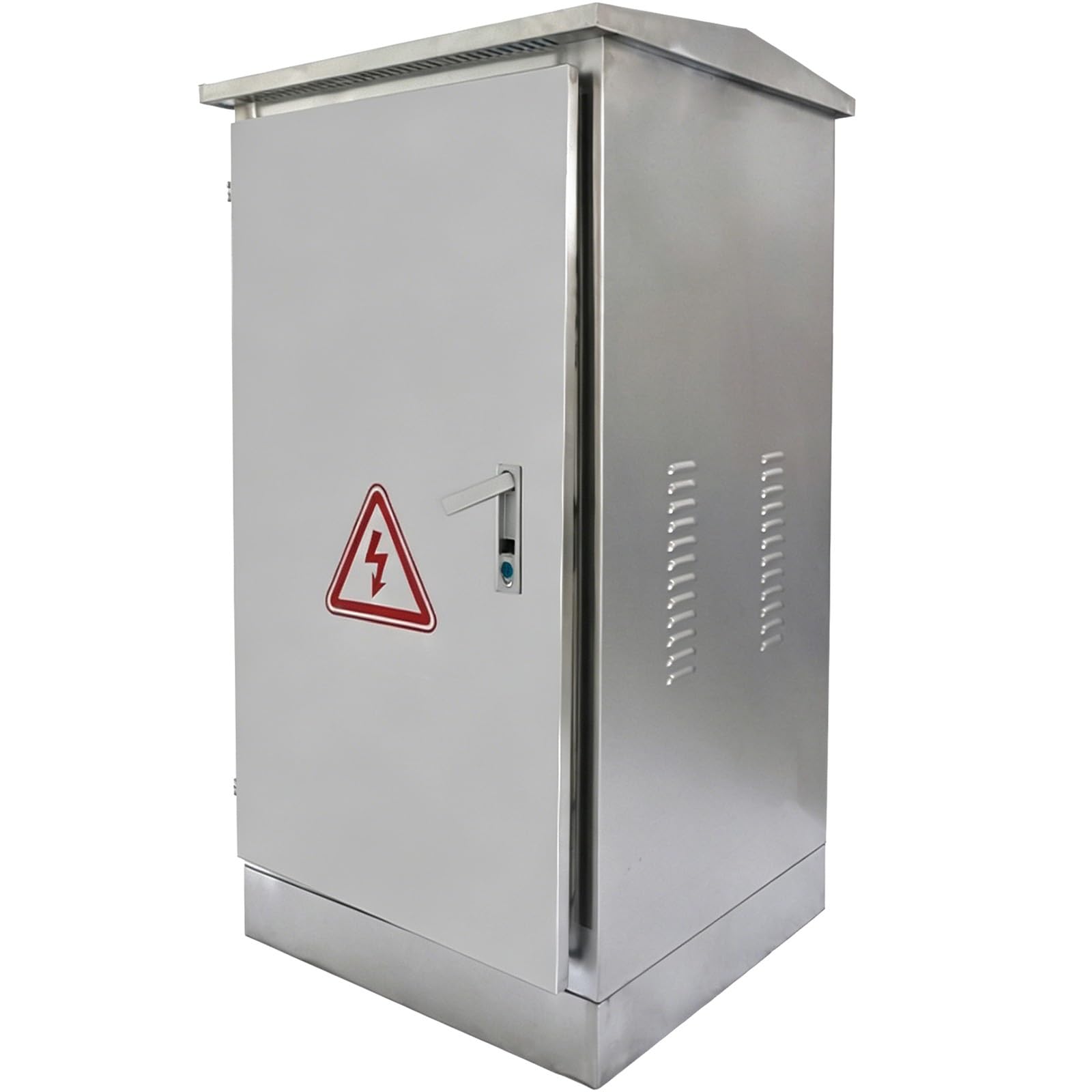 Elektrokasten Großer, Schaltschrank Wetterfester, Stand Verteilerkasten für den außenbereich Metall, Wasserdicht, Edelstahl 304, IP55(60x100x45 cm/24x39x18 in)