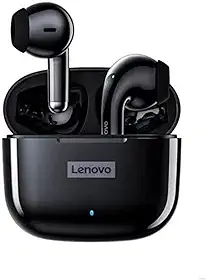 Lenovo Fones de ouvido LP40 Pro Bluetooth 5.1 Earbuds sem fio 20Hrs de tempo de jogo Fones de ouvido com gancho de ouvido à prova d'água com microfone