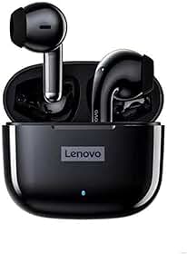 Lenovo Fones de ouvido LP40 Pro Bluetooth 5.1 Earbuds sem fio 20Hrs de tempo de jogo Fones de ouvido com gancho de ouvido à prova d'água com microfone