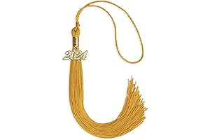 Endea Graduation Single Color Tassel with Gold Date Drop