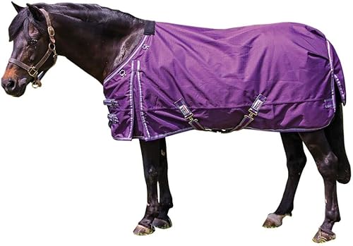 Dura-Tech Viking Classic Pony Turnouts - Manta de caballo | Surcingle Euro Fit | Mantas impermeables para caballos | Manta de caballo 1200D | Manta