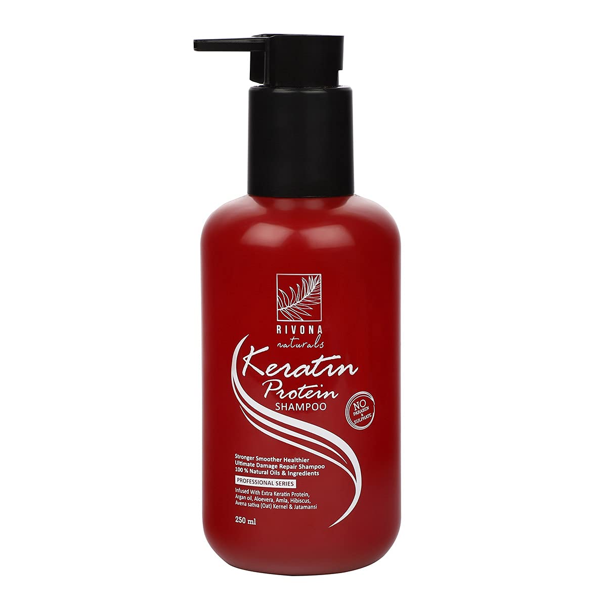 Buy Rivona Naturals Keratin Shampoo for Hair Growth & Damage Control, For Damaged, Dry and