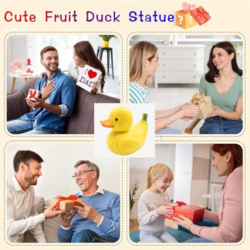 Figura Decorativa Resin Banana Duck Escultura 3.1x2.75x3.3 in miniatura 7