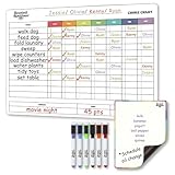 Magnetic Chore Chart for Kids & Family – Large Dry Erase Chores Chart, Kids Chore Chart with Magnet Design for Refrigerator, Home & Adults