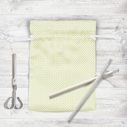 Image of ArtzFolio Green Polka Dots | Pouch Wrist Potli Bag | Bag for Weddings & Casual Parties