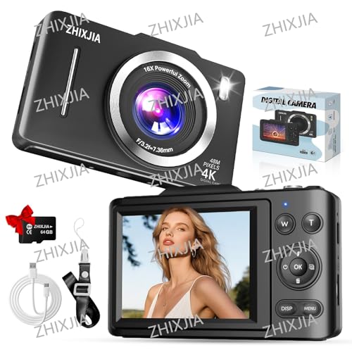 ZHIXJIA 4K Vlogging Camera