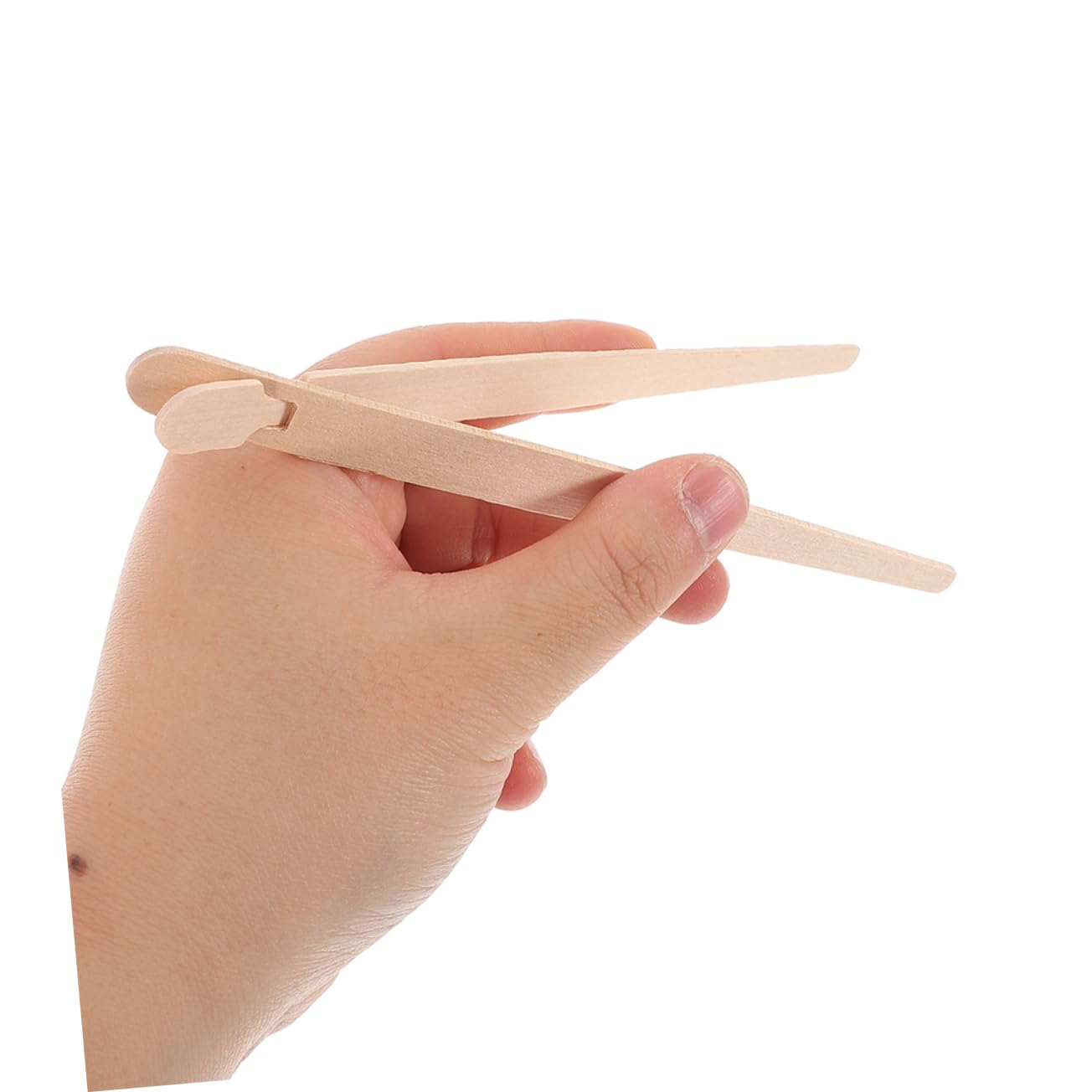 Sosoport 200pares Pinzas De Madera Para Alimentos Pinzas De Pastelería Para Adultos Desechables Para Buffet Utensilios De Cocina Para Principiantes Para Aperitivos