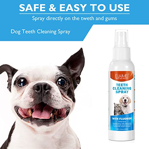 Mxczbsm Dog Breath Freshener, Dog Teeth Cleaning Spray, Freshens Breath Instantly, Dog Dental Spray, Pet Fresh Breath Dental Spray, Dog Mouthwash Without Brush Fights Tartar (1Pack) #TOP2