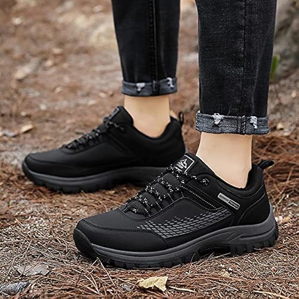 hongrenamz Vandringsskor herr vattentäta låga utomhus lätta halkfria vandringsskor
