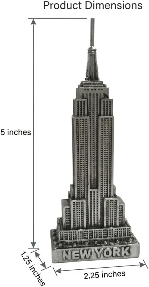 Empire State Building Replica - 5" , Empire State Building Souvenirs, Ny Souvenirs