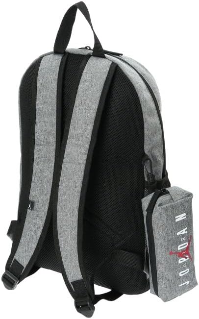 Jordan Jordan backpack 9B0503 with pouch, Grey, Taglia unica, Modern : Amazon.com.au: Clothing, Shoes \u0026 Accessories