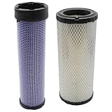 Inner & Outer Air Filter Kit 006000455F1 006000456F1 replacement for Mahindra Tractor 4500 5500