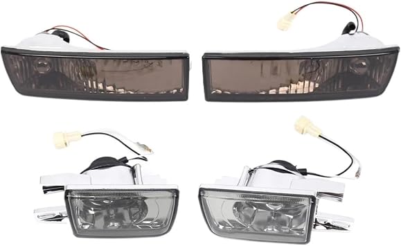 Compatible with VW Golf 3 Combination Crystal Fog Lights Anti-fog Light 1992-1997 Front Bumper Lamp Fog Lights The Entire Set