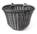 Colorbasket 01327 Adult Front Handlebar Bike Basket, Black