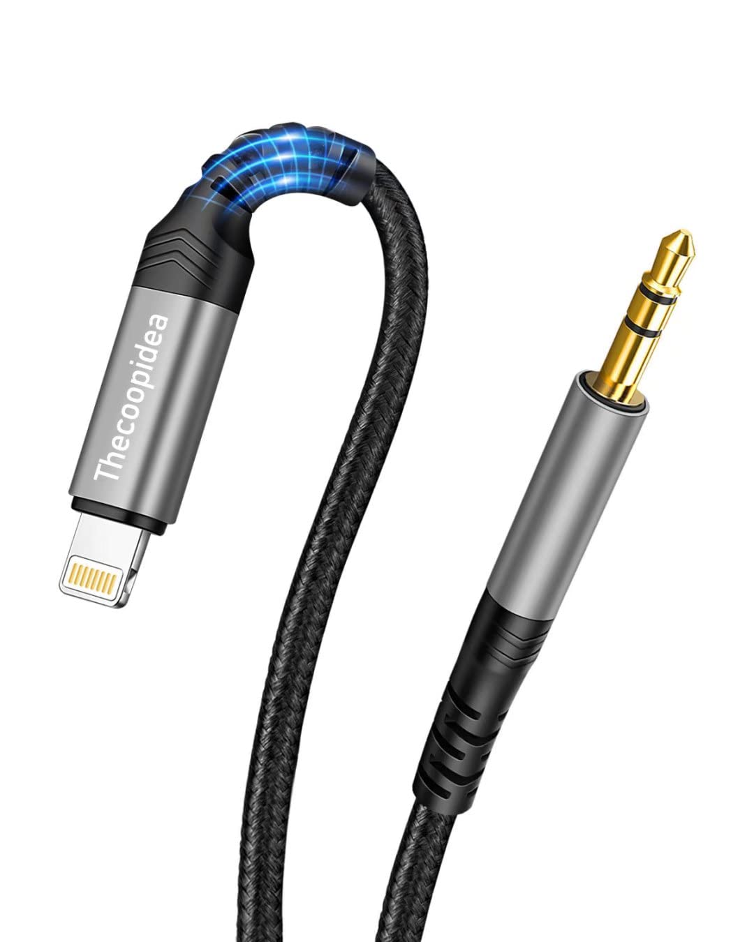 AVIWIS Multi Charger Cable, 1.2m Nylon Braided 3 in 1 Multiple USB Cable with IP Micro USB Type C Connector for Phone 8 7 6 Android Galaxy S9 S8 S7 A5 J5, Huawei, LG (1.2M Black)