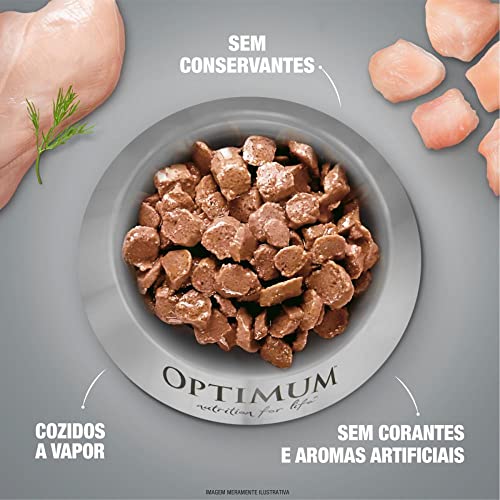 Ração Umida Optimum Sachê Manutenção de Peso Frango para Gatos Adultos - 85g