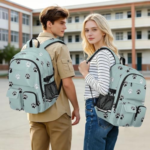 Bolsa de trabajo universitaria contra el desorden con compartimento de portátil de 17.5 pulgadas 7