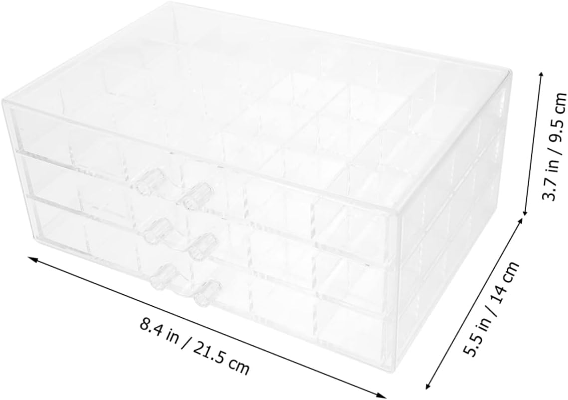 Plastic Jewelry Box Organizer with Multi Grids for Beads