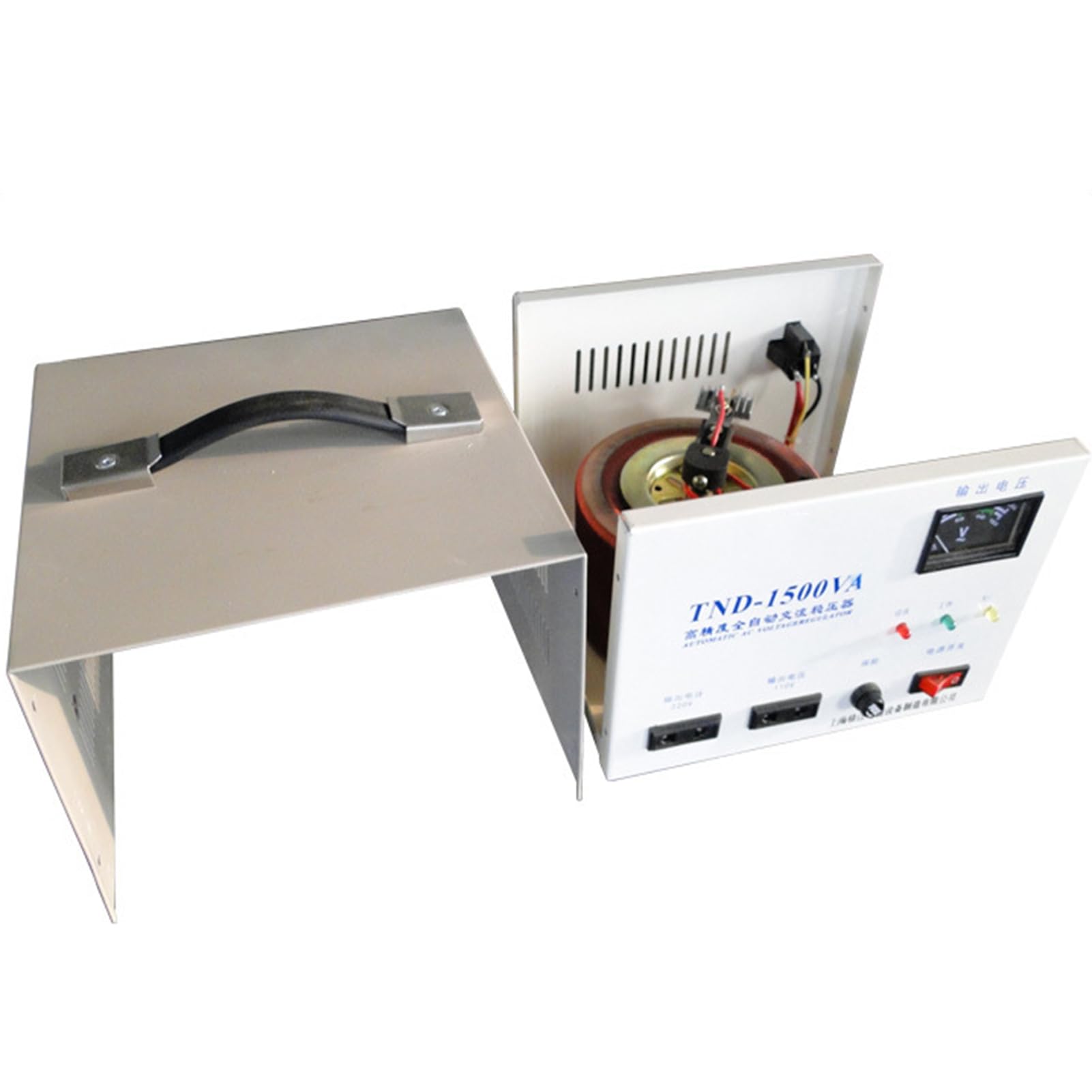 FAXIOAWA Stabilizzatore Automatico di Tensione, stabilizzatore monofase 220V 1500VA Stabilizzatore Ultra Basso per Uso Domestico Adatto per Computer/Frigorifero/TV