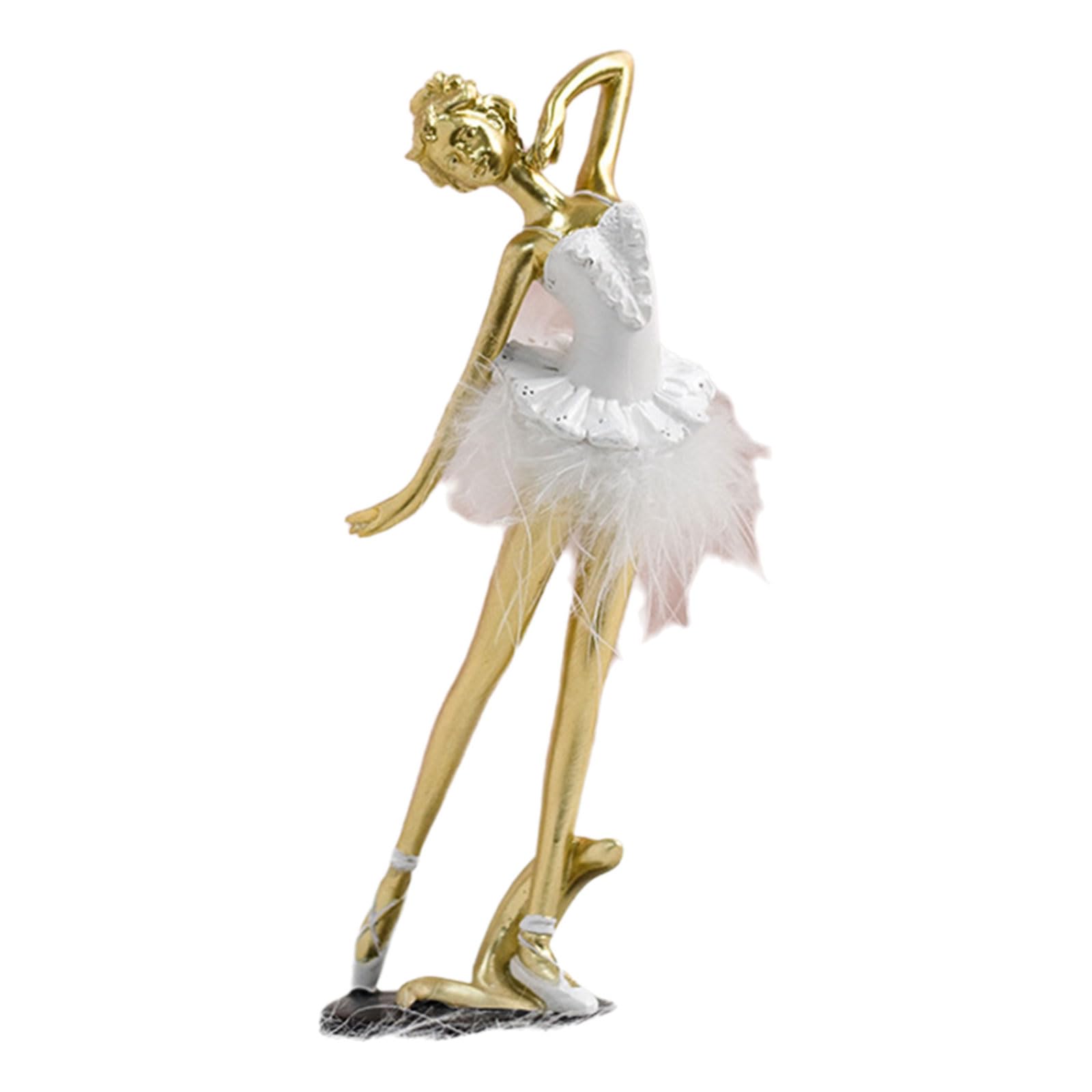 YROHGKPN Ballerinas Statue Ballet Dancer Sculpture Resins Figurine Ornament for Home Tabletop and Bookcase Decors Ballet Dancer Sculpture