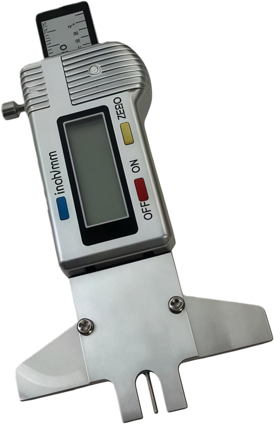 Fixed Digital Guitar Action Gauge with LCD Screen Design for Folk Electric Classical Guitar Stable Accurate Reading Digital Display Guitar Caliper