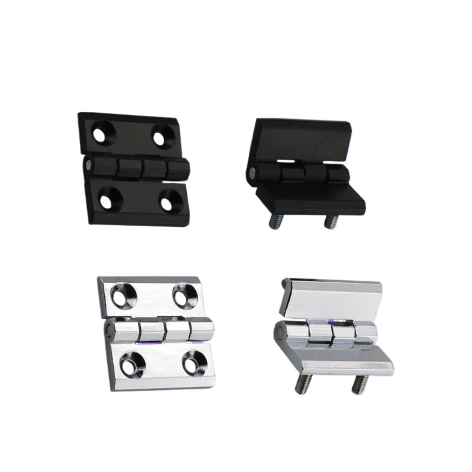 Zinc Alloy Thickened Industrial Hinge Electrical Engineering Machinery Equipment Accessories 1Pcs(XG02-067-1A-Glossy)