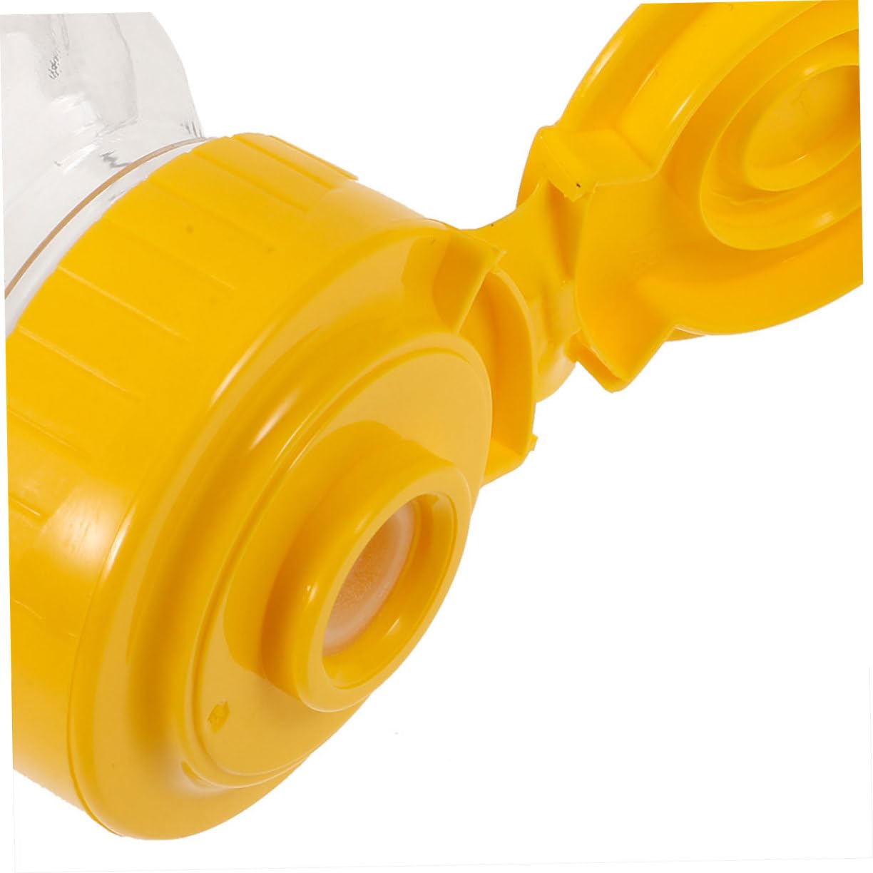 Abaodam 4 Stück Honigflaschen Aus Kunststoff 110 Ml Auslaufsicher Quetschbar Für Präzise Dosierung Transparent Für Küche Picknick Und Reisen