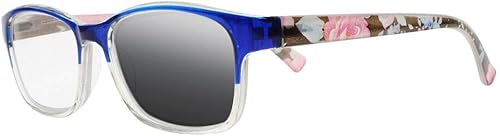 unbrand Lector bifocal fotocromático de las gafas de lectura de la transición del rectángulo de las mujeres