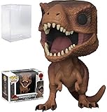 Del Jurassic Park, Tyrannosaurus Rex, como un estilizado vinilo pop de Funko