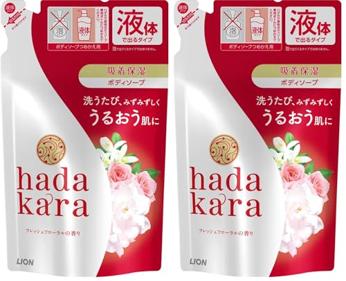 hadakara(�n�_�J��) �{�f�B�[�\�[�v �t�̃^�C�v �t���b�V���t���[�����̍��� �l�ߑւ� 360ml �ێ� (× 2)