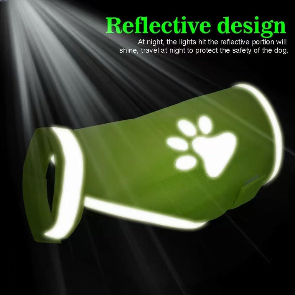 Gilet Catarifrangente per Cane,Sicurezza Maglia del Cane,Dog Giubbotto Riflettente di Sicurezza,Costume Riflettente per Cani,Per Cani Mantiene Vostro Visibile Sicuro Auto Incidenti Da Caccia(XL)
